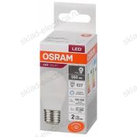 Лампа светодиодная OSRAM LED-Value 7 Вт E27 6500К 560Лм 220 В Шарообразная